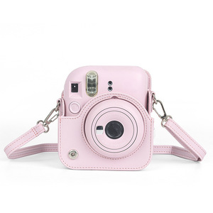 Yiscaxia Girly Style sangle réglable étui pour appareil photo en cuir PU pour <span class=keywords><strong>Instax</strong></span> Mini 12 sacs vidéo pour appareil photo instantané - Product Image 5