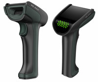 Lector de Códigos de Barras Bluetooth 2D DS220BT, Escáner Inalámbrico de Códigos QR con Base de Carga, Compatible con Sistemas Android, iOS y Windows POS