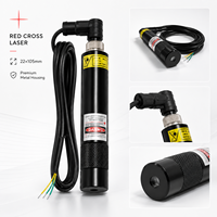 Module de localisation laser à ligne rouge ZhonNa 22*105mm pour équipements commerciaux, machines, composants de dispositifs laser, pièces de rechange