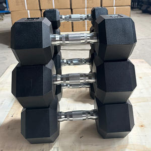 Haltères hexagonaux en gros, équipement de musculation, haltères de <span class=keywords><strong>20</strong></span> lb, accessoires de fitness, ensemble d'haltères hexagonaux avec support - Product Image 4