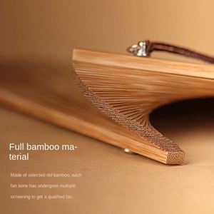 Abanico Plegable de Bambú Ecológico con Diseño Pintado para Decoración del Hogar en el Año Nuevo Chino - Product Image 3