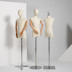 Kainice-Maniquí personalizado <span class=keywords><strong>de</strong></span> medio cuerpo para mujer, vestido con forma <span class=keywords><strong>de</strong></span> Torso, a la moda, para parte superior del cuerpo - Product Image 6