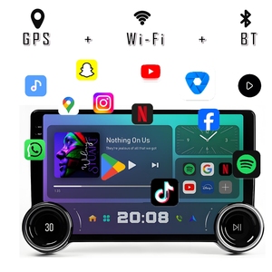 Zmecar T100 <span class=keywords><strong>Android</strong></span> hệ thống 10.1 inch HD màn hình núm kép <span class=keywords><strong>Android</strong></span> Navigation hỗ trợ khung 9 inch 10 inch xe Carplay Máy nghe nhạc - Product Image 3