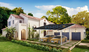 Système d'abri d'auto Bipv étanche à l'eau Abri d'auto de garage à cadre en bois à quatre pôles - Product Image 3