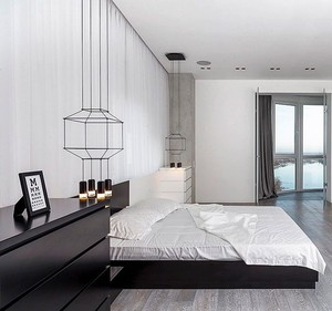 Nordic Minimalist Light Modern Black Led Wireflow <strong>Hanging</strong> Adjustable Height Eye Caring Linear Pendant Lamp <strong>for</strong> <strong>Home</strong> <strong>Bar</strong> - Product Image 4