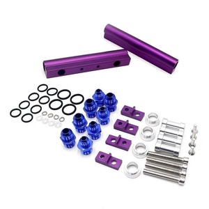 Cho Subaru Impreza WRX STI <span class=keywords><strong>EJ20</strong></span> EJ25 STI Xe Auto Parts Racing Cao Lưu Lượng Cao Khối Lượng Động Cơ Nhôm Phun Dầu Nhiên Liệu Rail Kit - Product Image 1