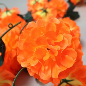 <span class=keywords><strong>L</strong></span>-050 indiano decorazione di nozze Dia De Muertos messicano Fiesta giorno <span class=keywords><strong>dei</strong></span> morti Diwali fiore di calendula artificiale - Product Image 1