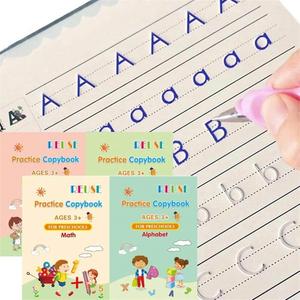 Cuaderno de Caligrafía Mágica Reutilizable con Ranuras, Personalizable, para Práctica de Escritura a Mano para Niños - Product Image 3