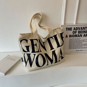 Wholesale Eco-Friendly <b>Personalised</b> Cotton White Canvas Shopping Tote Recycled Black Handle Custom Logo Silk Screen <b>Bag</b> - Product Image 2