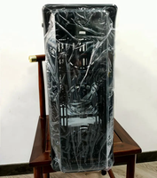 Casing ponsel komputer desktop game, casing gaming transparan sisi penuh, casing pc game komputer dengan kipas