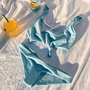 Maillot de bain au crochet de luxe sur mesure pour femme, collection 2025, avec armatures, style halter, taille XL, divers motifs, logo frontal - Product Image 1