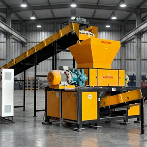 Trituradora de Residuos de FRP de Alta Resistencia, Máquina de Trituración de Plástico de Doble Eje Semiautomática Eléctrica de Alta Capacidad para Reciclaje - Product Image 1