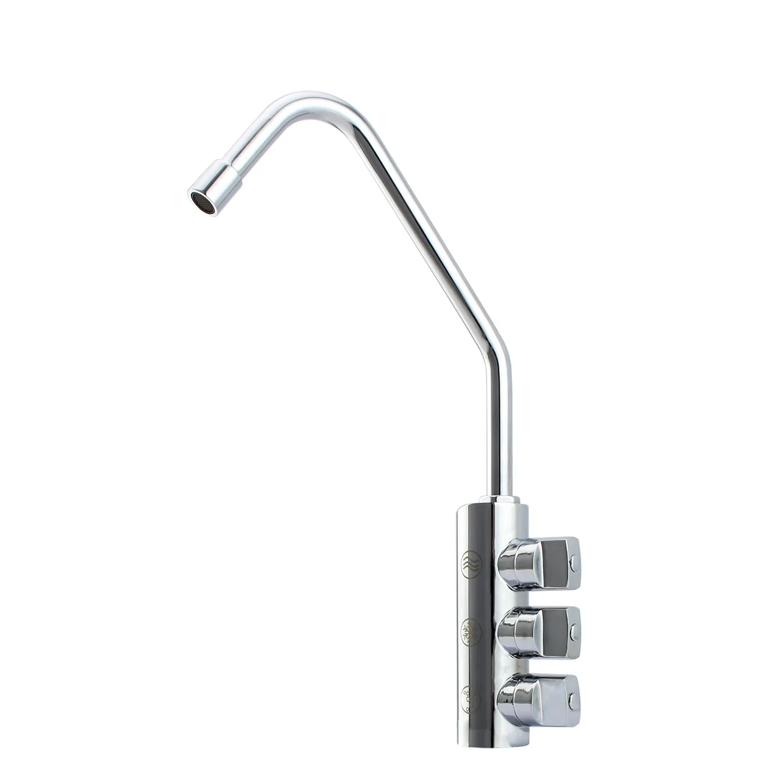 DOGO 3 Way Kitchen Sparkling Water Taps Solid Brass 3 em 1 Soda Water Faucet