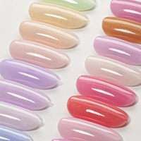 Série de couleurs macaron BD Candy Color, adaptée au printemps 2026, haute transparence, top coat sans essuyage, application en une seule étape