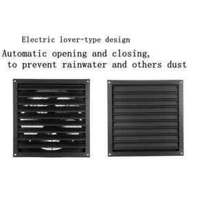 Ventilador de ventilación de escape de plástico para montaje en ventana barato 4 6 8 pulgadas cocina Hotel lavadero baño ventilador para el hogar - Product Image 3