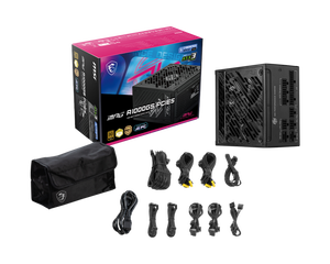 พาวเวอร์ซัพพลายคอมพิวเตอร์ MPG A1000GS รุ่นใหม่ปี 2025 แบบ Dual 16pin 2x 80+ PLUS Gold สำหรับเดสก์ท็อปเกมมิ่งพีซี ATX3.1 PSU PCIE5.1 มีสินค้าในสต็อก - Product Image 4