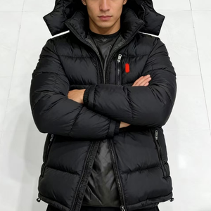 Ralf RL para Caballero, Estilo Americano, Cuello Alto, Abrigo Cálido de Invierno, Grueso, Casual, Bordado, Manga Larga, con LOGO - Product Image 5