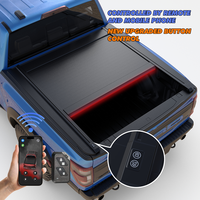 Couverture de benne de camionnette en aluminium Ford F150 2021, couverture de benne rétractable électrique de 5,5 pi (5'6\") imperméable pour F150
