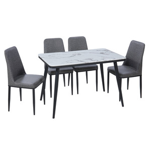 A buon mercato stile <span class=keywords><strong>moderno</strong></span> <span class=keywords><strong>barocco</strong></span> Hotel in marmo <span class=keywords><strong>tavolo</strong></span> da pranzo Set decorazione rettangolare in marmo <span class=keywords><strong>tavolo</strong></span> - Product Image 2