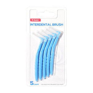 Jacquard L-shaped interdental brush, general orthodontic care interdental brush, soft bristles, figure-7 shaped cleaning - Product Image 1