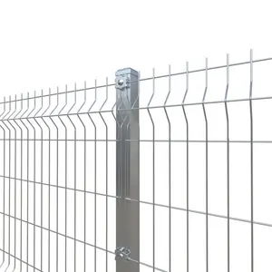 Baxin professional production 3d bending V folds welded wire mesh fencing panels