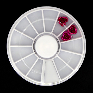 Professionnel 12 Compartiments <span class=keywords><strong>Nail</strong></span> Storage Case 6CM Mini En Plastique Double Roue pour <span class=keywords><strong>Nail</strong></span> <span class=keywords><strong>Art</strong></span> Décoration Gem Strass Vide <span class=keywords><strong>Nail</strong></span> - Product Image 1
