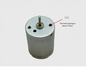 มอเตอร์ DC 370 6V/12V/9V มอเตอร์เงียบ รุ่น 500 จากต่างประเทศ สำหรับรถของเล่นและเรือจำลอง - Product Image 1