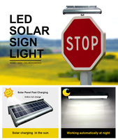 L'extérieur Étanche Portable LED Signalisation Solaire Numérique Linéaire Logo Applique Murale Dessins Base En Aluminium