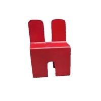 Squelette en métal moderne simplicité lettre tabouret centre commercial Meichen créatif en plein air école maternelle chaise chaise de jardin