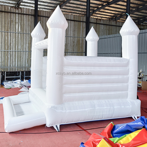 <span class=keywords><strong>Castillo</strong></span> Inflable Comercial Blanco de Buena Calidad, Casa de Brinco Blanca para Alquiler, Casa de Brinco para Bodas - Product Image 2