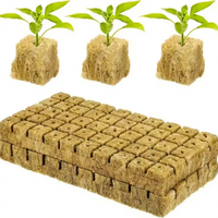 Fabricant de blocs de culture de laine de roche agricole de jardin Cube de laine de roche hydroponique pour plantes