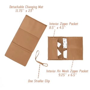 Tapis à <span class=keywords><strong>langer</strong></span> bébé en polyester de qualité supérieure, certifié BSCI, pliable, imperméable, durable, motif géométrique, <span class=keywords><strong>sac</strong></span> de rangement inclus - Product Image 3