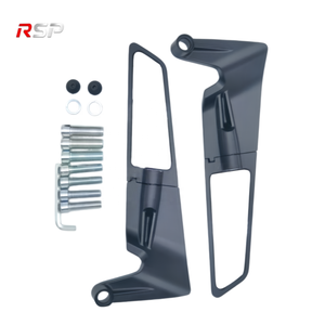 Nouveau rétroviseur universel pour <span class=keywords><strong>moto</strong></span> en ABS, réglable, style aile, anti-éblouissement, de remplacement pour <span class=keywords><strong>moto</strong></span> de route - Product Image 4