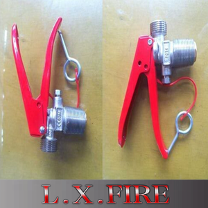 صمام أسطوانة طفايات الحريق <span class=keywords><strong>CO2</strong></span> من النحاس بوزن 2 كجم و5 كجم، صمام أمان لإيقاف الحرائق، حاصل على شهادة CE - Product Image 2