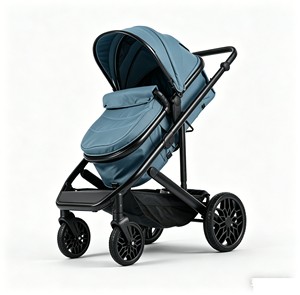 Cochecito/Carrito 3 en 1 de Aleación de Aluminio Ligero Plegable con una Mano, de la Mejor Calidad, con Capacidad de Carga de 15 kg para Recién Nacidos - Product Image 1