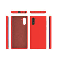 Coque de protection antichoc pour téléphone portable Samsung, étui en silicone liquide pour Samsung Note 10
