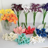 Künstliche Blumen PU Calla Lily Blumen Blumen sträuße Hochzeit Home Decoration Blumen