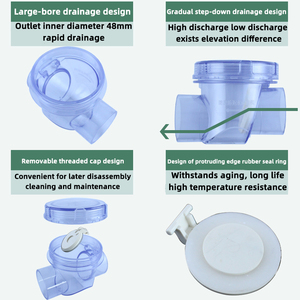 Válvula de Retención de <span class=keywords><strong>PVC</strong></span> Directo de Fábrica, Válvula Antiretorno a Prueba de Fugas y Resistente a la Corrosión, Adaptador para Sistema de Tuberías de Agua de Alta Calidad - Product Image 5