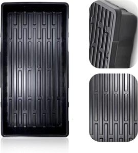 10-pcs 20 "x 10" vườn ươm Khay trong nhà làm vườn hạt giống Starter cây giống nhựa PE thủy canh đất không có - Product Image 5