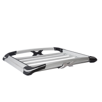 Barres de toit de voiture en aluminium pour 4x4/SUV/pick-up - Argent + Noir, capacité 60 kg, installation facile