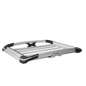 Portaequipajes de Aluminio para Techo de <span class=keywords><strong>Auto</strong></span> para Camionetas 4X4/SUV/Pickup - Plateado+Negro, Capacidad de 60 kg, Fácil Instalación - Product Image 1