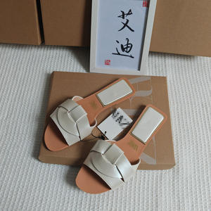 Sandalias Casuales <span class=keywords><strong>de</strong></span> <span class=keywords><strong>Moda</strong></span> para Mujer, Sandalias con Decoración Metálica, Pantuflas Planas para Mujer, Sandalias Modernas para Mujer - Product Image 5