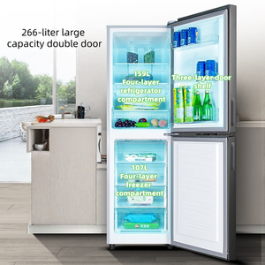 Refrigerador de Doble Puerta Frestec de 266L <span class=keywords><strong>Sin</strong></span> Escarcha para el Hogar, Eficiente Energéticamente, 220V, Electrodoméstico Refrigerador <span class=keywords><strong>Congelador</strong></span> - Product Image 6