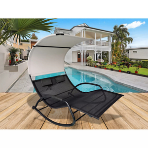 Chaise longue <span class=keywords><strong>double</strong></span> <span class=keywords><strong>à</strong></span> <span class=keywords><strong>bascule</strong></span> Carmen, grande taille, pour la détente dans la cour et au bord de la piscine - Product Image 6