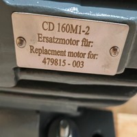 Moteur asynchrone triphasé antidéflagrant authentique ATB CD160M1-2 11kW 3000 tr/min Ex d'IIC T4 IP55 ATEX IECEx à entraînement ignifuge
