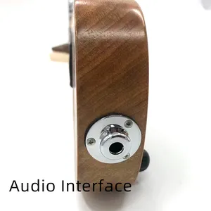 Ukelele Silencioso de 21 Pulgadas, de Madera Sólida para Práctica o Presentaciones, con Cuerdas de Nylon Italiano y Afinador - Product Image 4