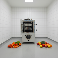 Machine de lyophilisation sous vide commerciale 20kg 40kg pour fruits lyophilisés (Okra, Mangoustan, Mangue)