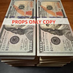 Billetes <span class=keywords><strong>de</strong></span> <span class=keywords><strong>100</strong></span> <span class=keywords><strong>Dólares</strong></span> Estadounidenses <span class=keywords><strong>de</strong></span> Papel Resistente <span class=keywords><strong>de</strong></span> la Marca PARTY para Fiestas <span class=keywords><strong>de</strong></span> Halloween - Diseño Novedoso - Product Image 2