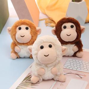 Mainan boneka monyet kartun lucu, aksesori gantungan kunci liontin hadiah liburan sempurna - Product Image 4