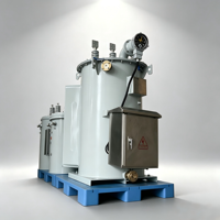 Transformateur de distribution monophasé immergé dans l'huile Shenmeng ZBSVR 100 kVA avec stabilisateur automatique sous charge 10 kV